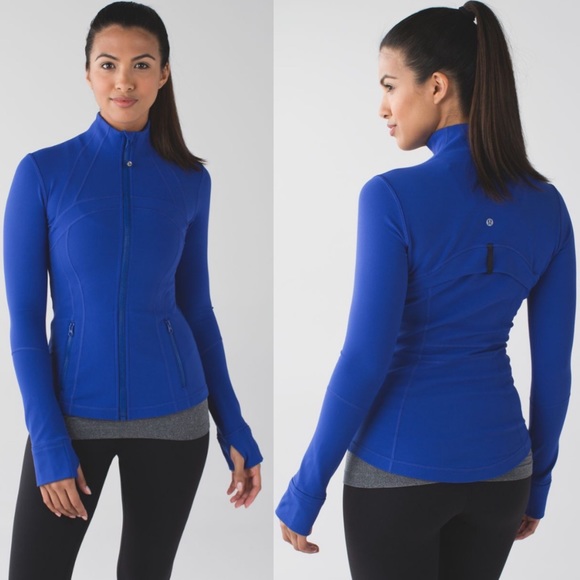 lululemon athletica Jackets & Blazers - Lululemon Define Jacket Blue Size Running Full Zipper Thumbholes Pockets Yoga